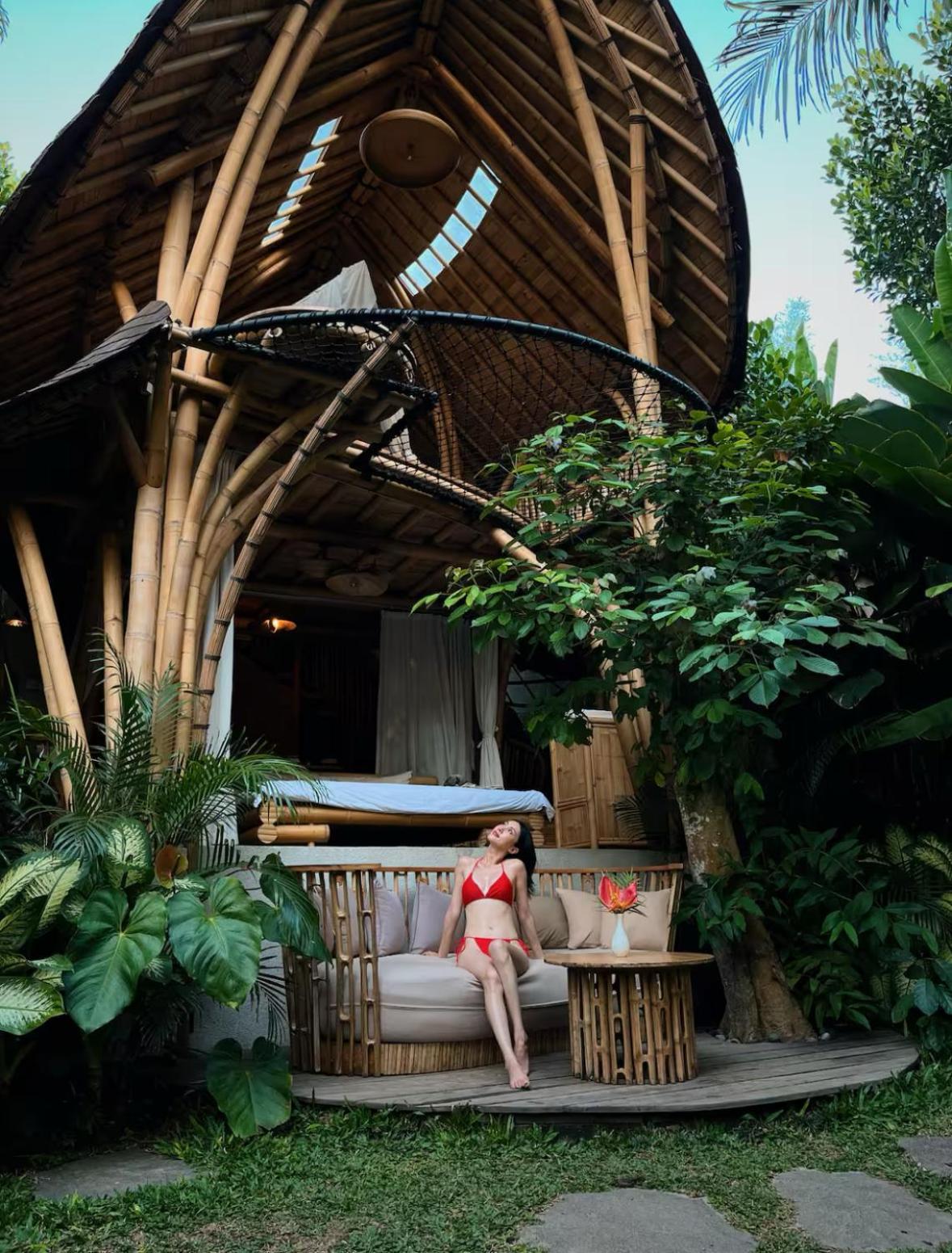 Wahem Eco Bamboo - Magical Bamboo House Ubud Bali Villa Eksteriør billede