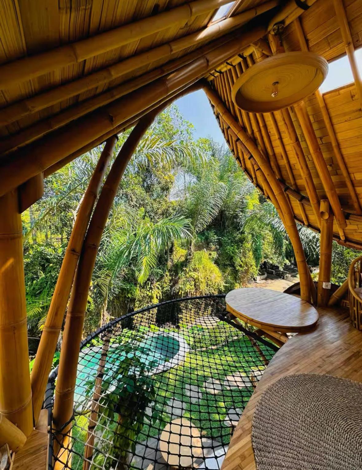 Wahem Eco Bamboo - Magical Bamboo House Ubud Bali Villa Eksteriør billede