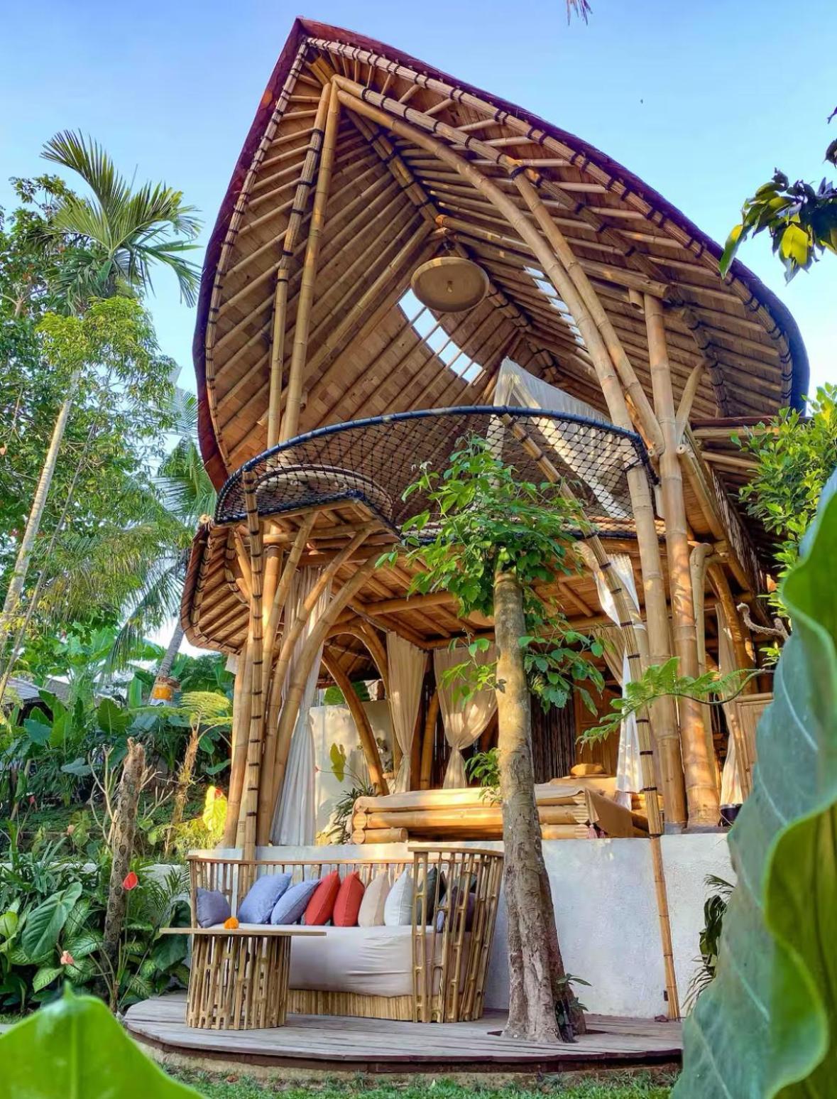 Wahem Eco Bamboo - Magical Bamboo House Ubud Bali Villa Eksteriør billede