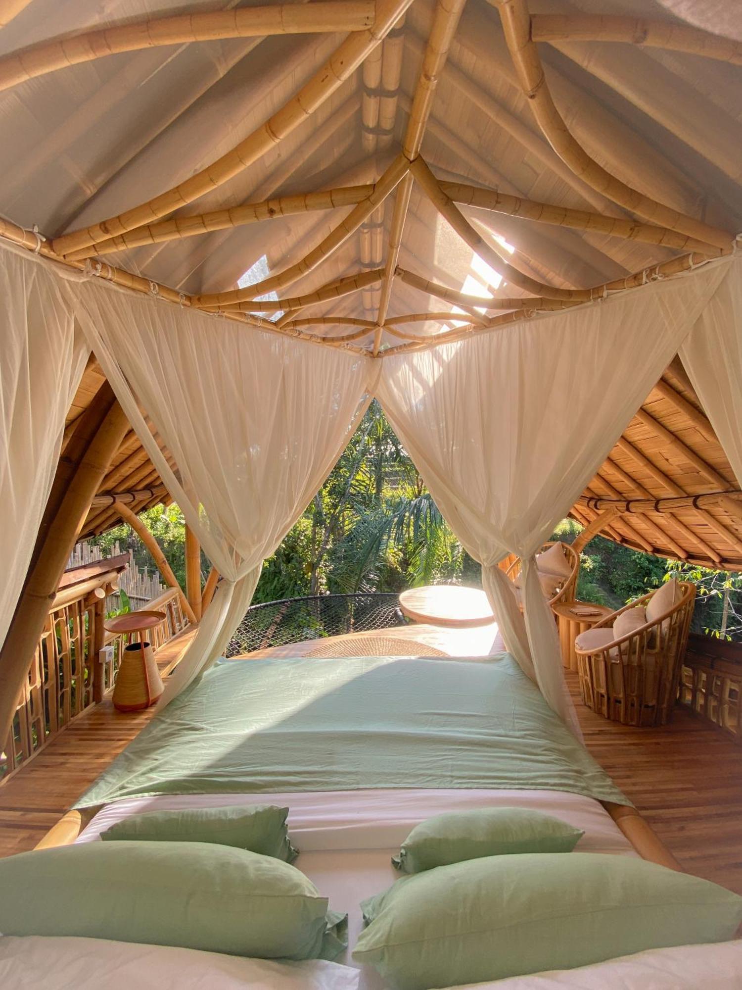 Wahem Eco Bamboo - Magical Bamboo House Ubud Bali Villa Eksteriør billede