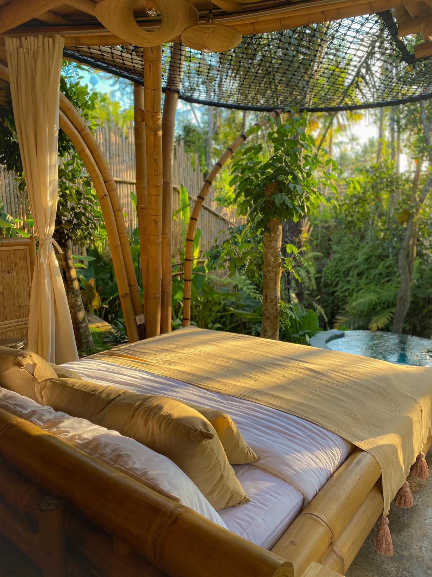 Wahem Eco Bamboo - Magical Bamboo House Ubud Bali Villa Eksteriør billede