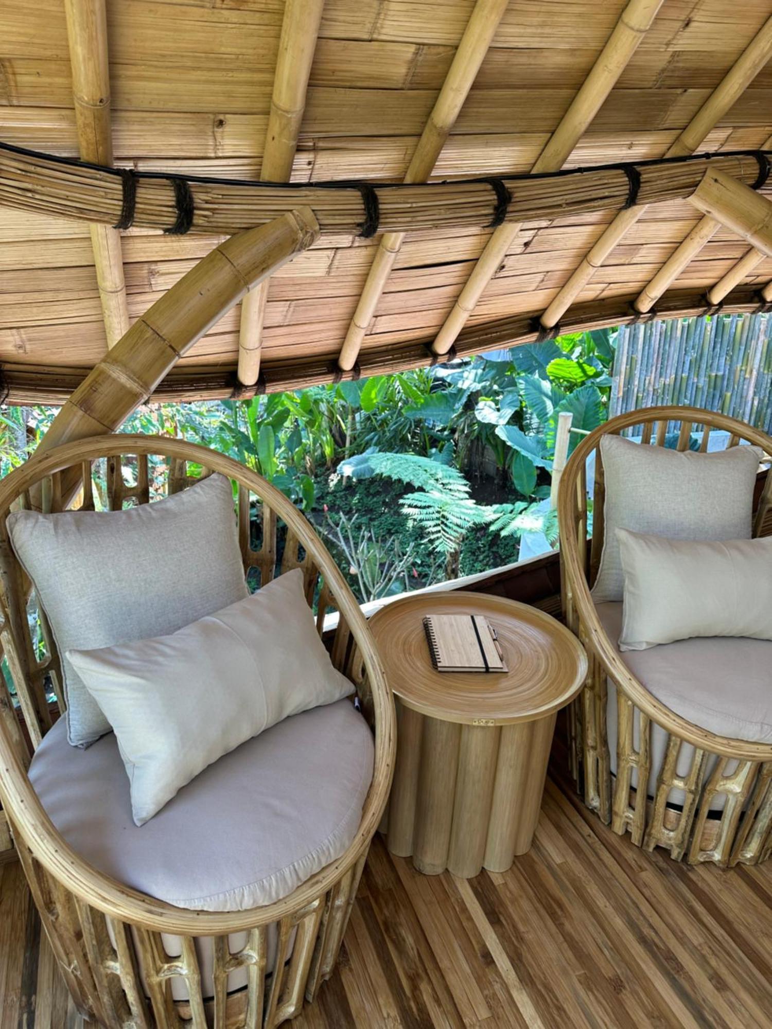 Wahem Eco Bamboo - Magical Bamboo House Ubud Bali Villa Eksteriør billede