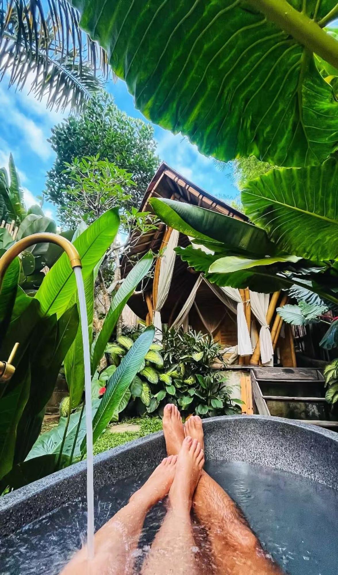 Wahem Eco Bamboo - Magical Bamboo House Ubud Bali Villa Eksteriør billede
