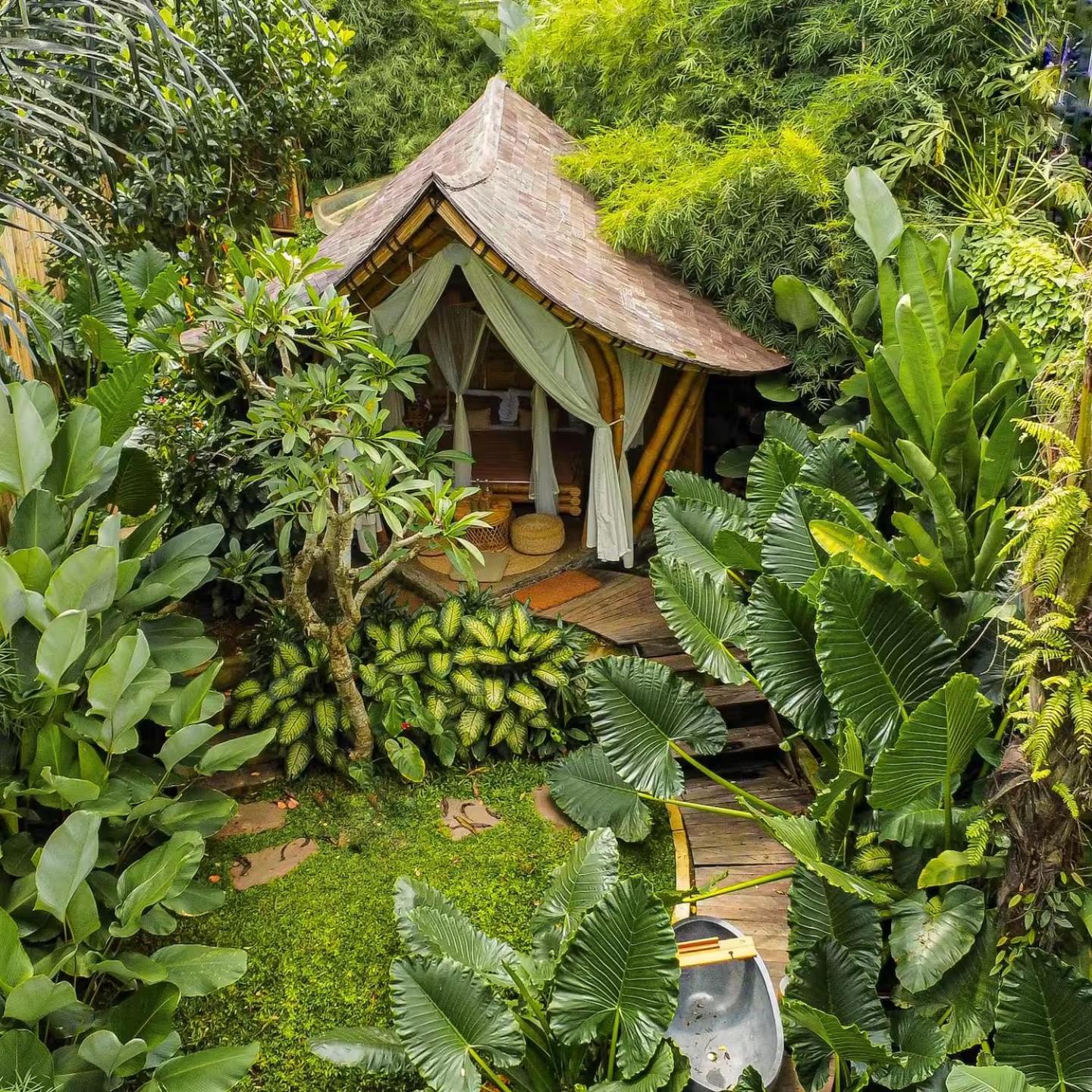 Wahem Eco Bamboo - Magical Bamboo House Ubud Bali Villa Eksteriør billede