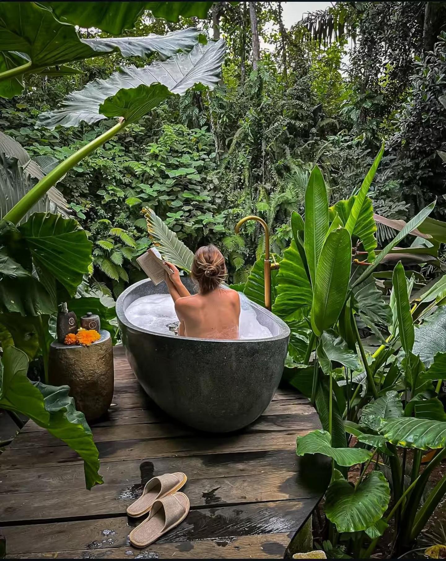 Wahem Eco Bamboo - Magical Bamboo House Ubud Bali Villa Eksteriør billede
